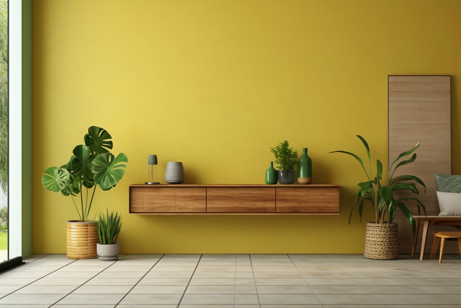Colour-led interior wall representing the Luxstone Spectrum Series